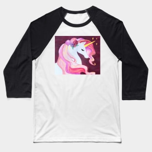 Valentines Unicorn Baseball T-Shirt